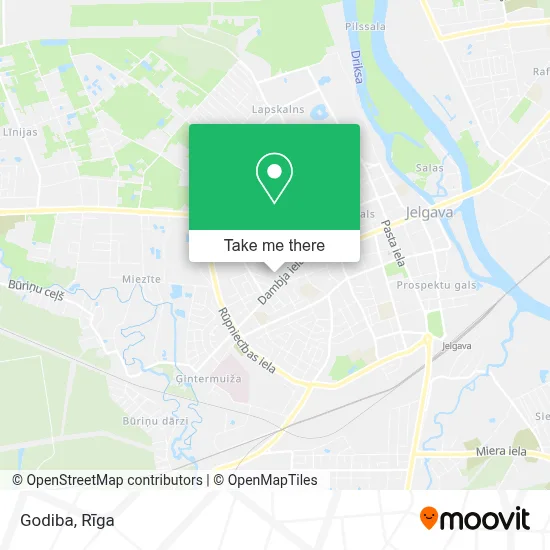 Godiba map