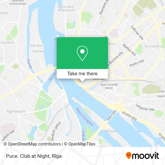 Puce. Club at Night map