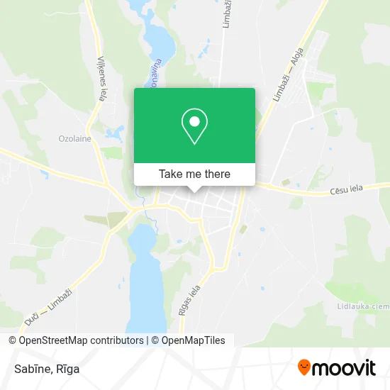 Sabīne map