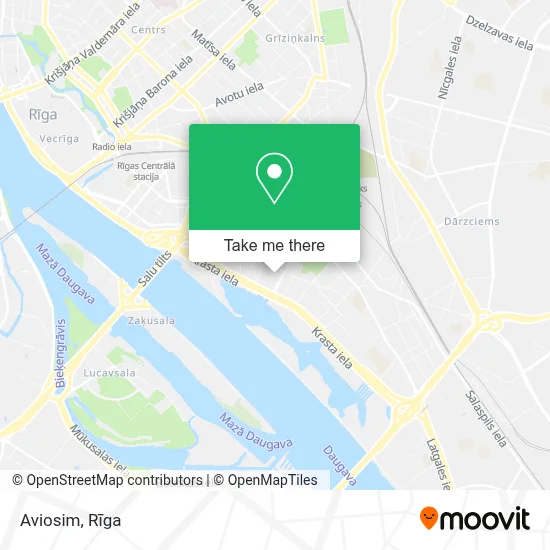 Aviosim map