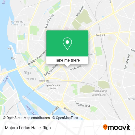 Majoru Ledus Halle map