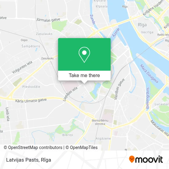 Latvijas Pasts map