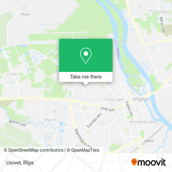Usivet map