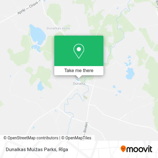 Dunalkas Muižas Parks map