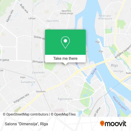 Salons "Dimensija" map