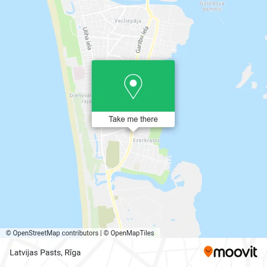 Latvijas Pasts map