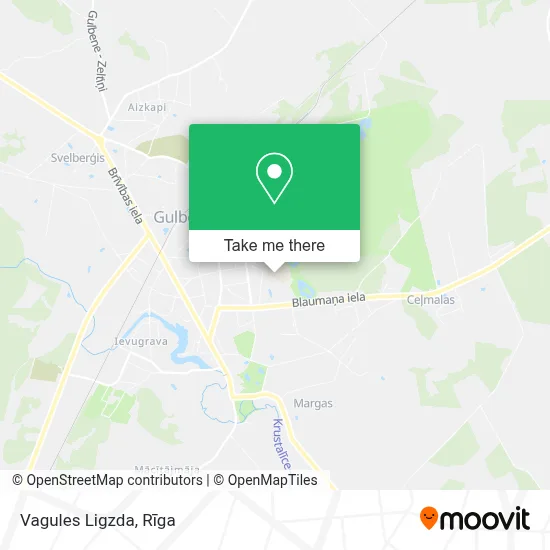 Vagules Ligzda map