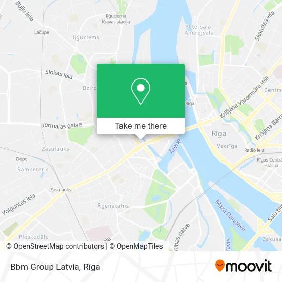 Bbm Group Latvia map