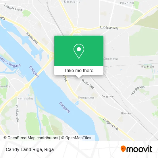 Candy Land Riga map