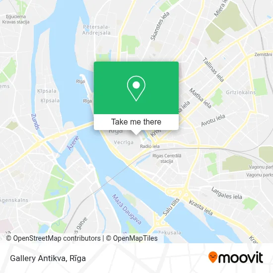 Gallery Antikva map