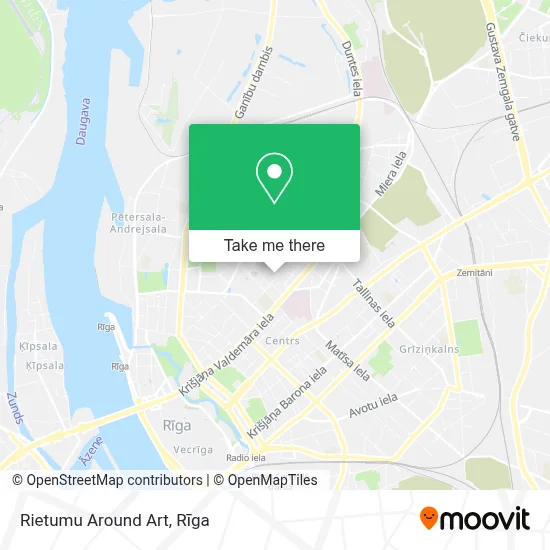 Rietumu Around Art map
