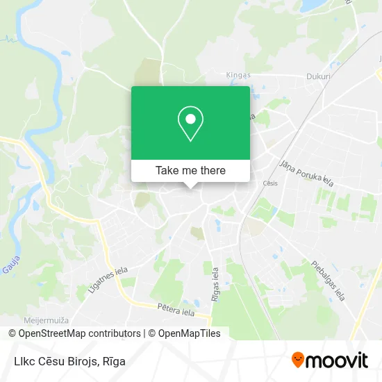 Llkc Cēsu Birojs map