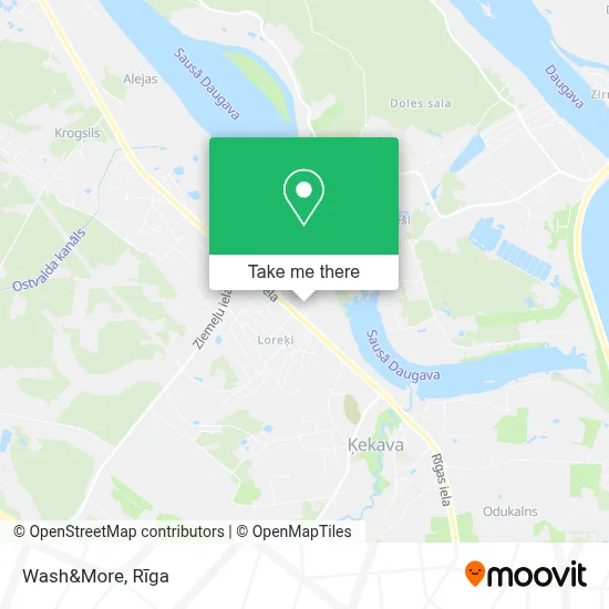 Wash&More map
