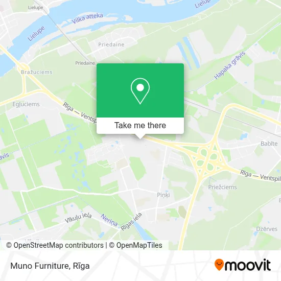 Muno Furniture map