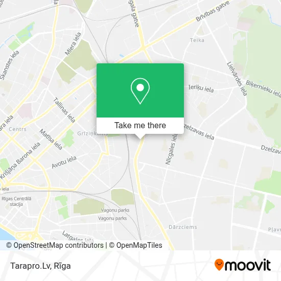 Tarapro.Lv map