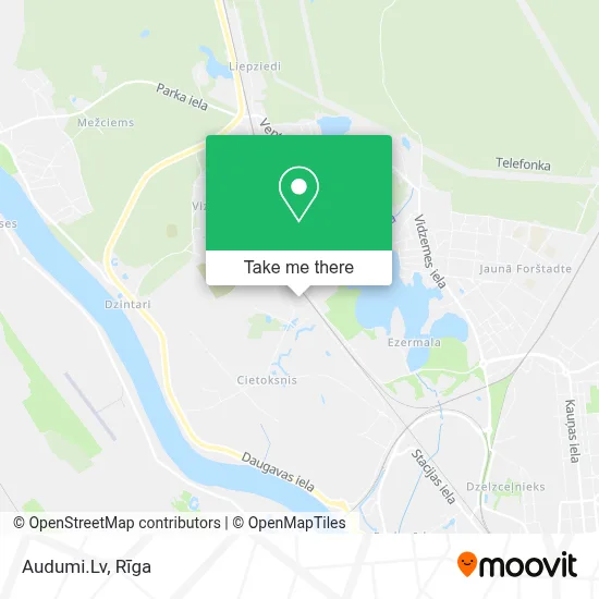 Audumi.Lv map