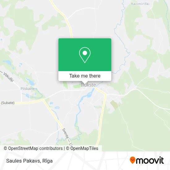 Saules Pakavs map