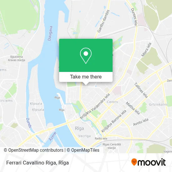 Ferrari Cavallino Riga map