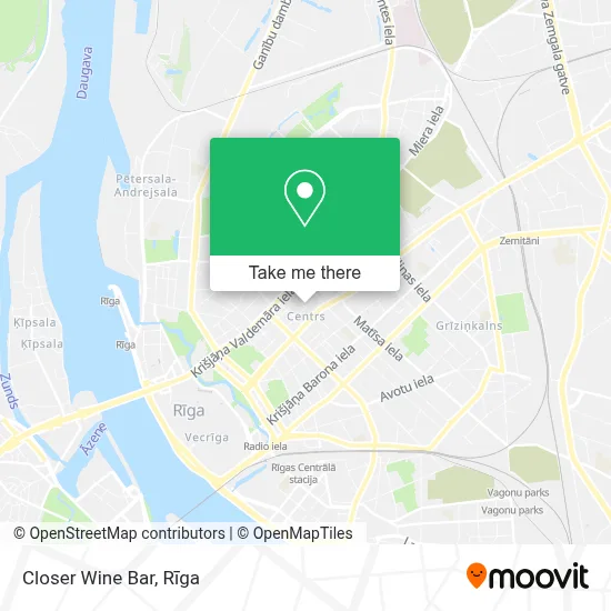 Closer Wine Bar map