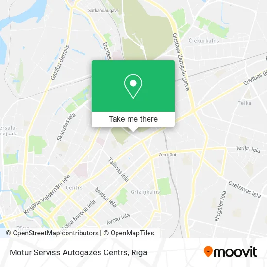 Motur Serviss Autogazes Centrs map
