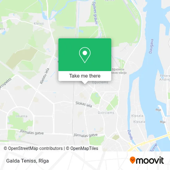 Galda Teniss map