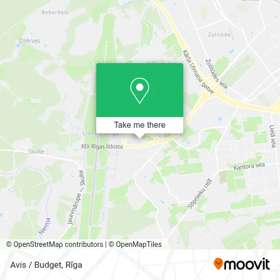 Avis / Budget map