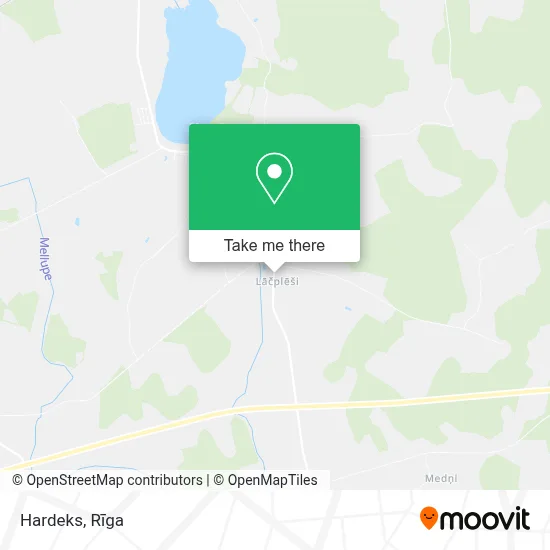 Hardeks map