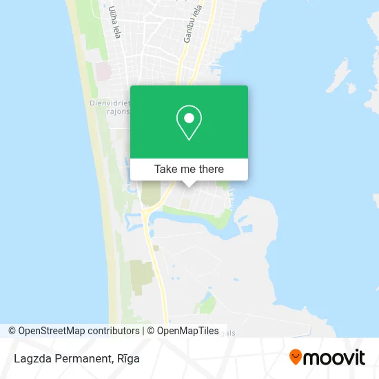 Lagzda Permanent map