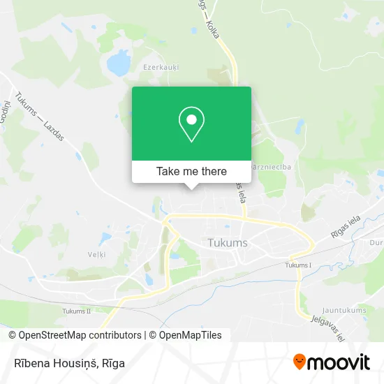 Rībena Housiņš map