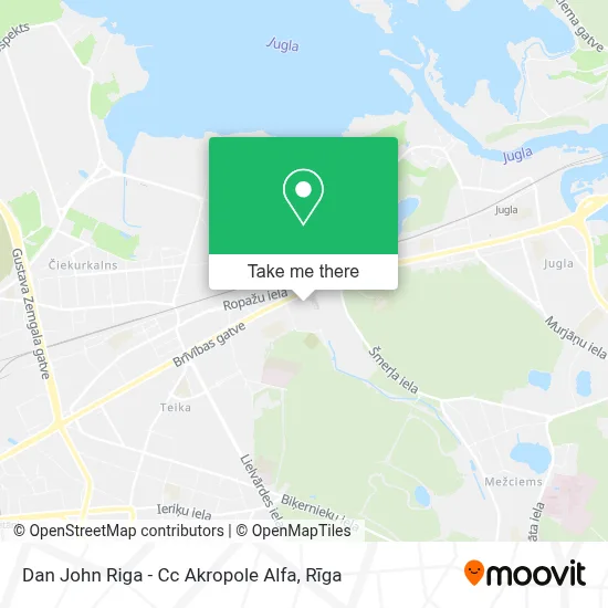 Dan John Riga - Cc Akropole Alfa map