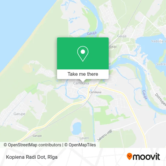 Kopiena Radi Dot map