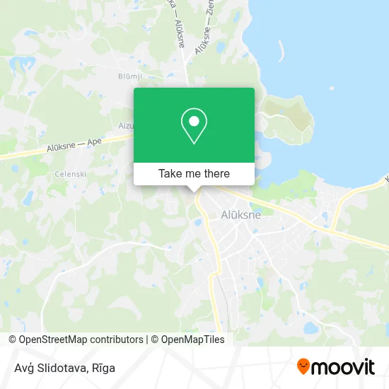 Avģ Slidotava map