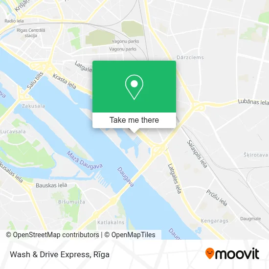 Wash & Drive Express map