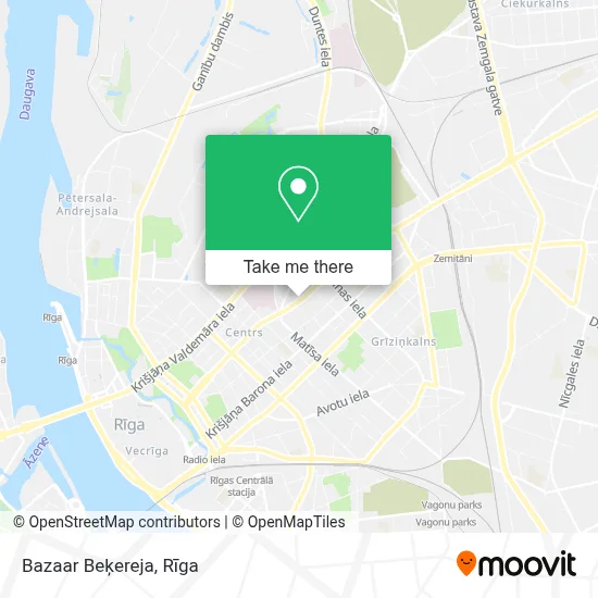 Bazaar Beķereja map