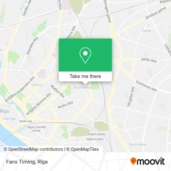 Fans Timing map