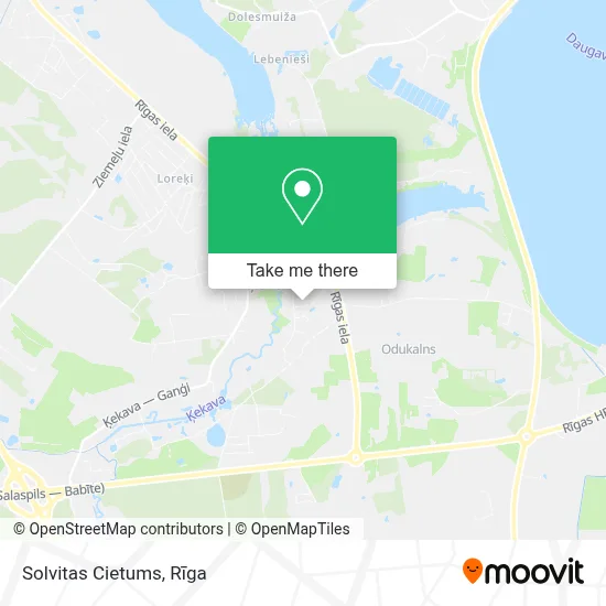 Solvitas Cietums map