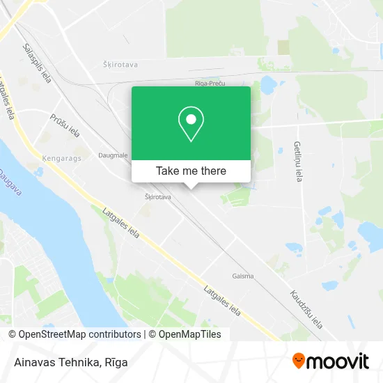Ainavas Tehnika map