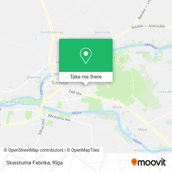 Skaistuma Fabrika map
