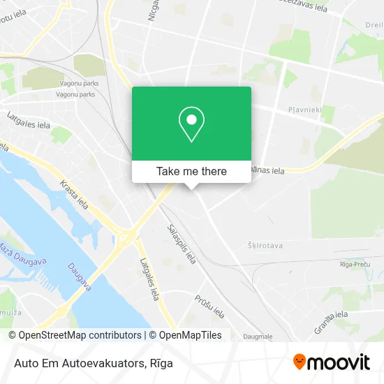 Auto Em Autoevakuators map