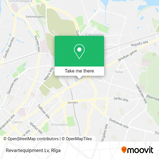 Revartequipment.Lv map