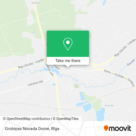 Grobiņas Novada Dome map