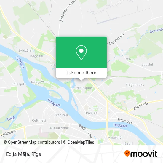 Edija Māja map