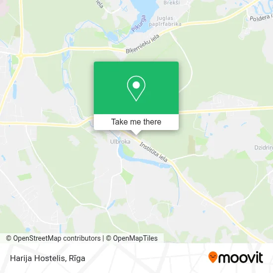 Harija Hostelis map