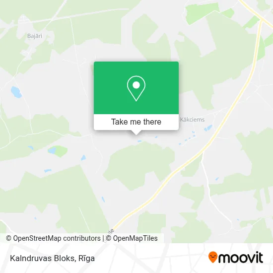 Kalndruvas Bloks map