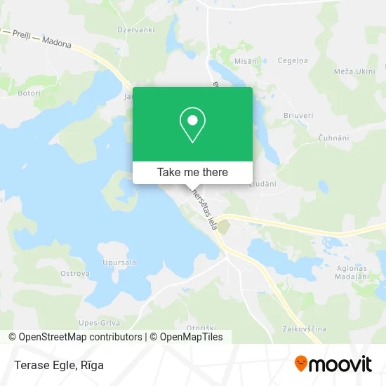 Terase Egle map