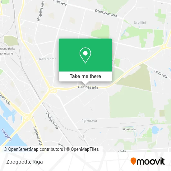 Zoogoods map