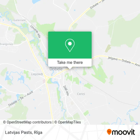 Latvijas Pasts map