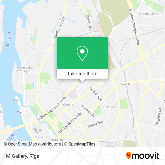 M Gallery map
