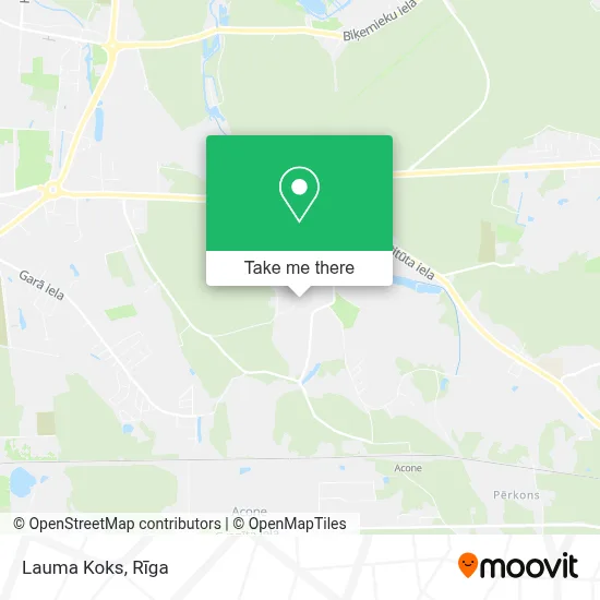 Lauma Koks map