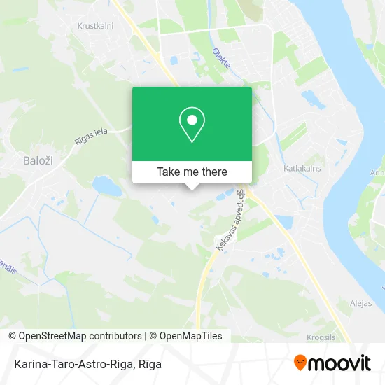 Karina-Taro-Astro-Riga map